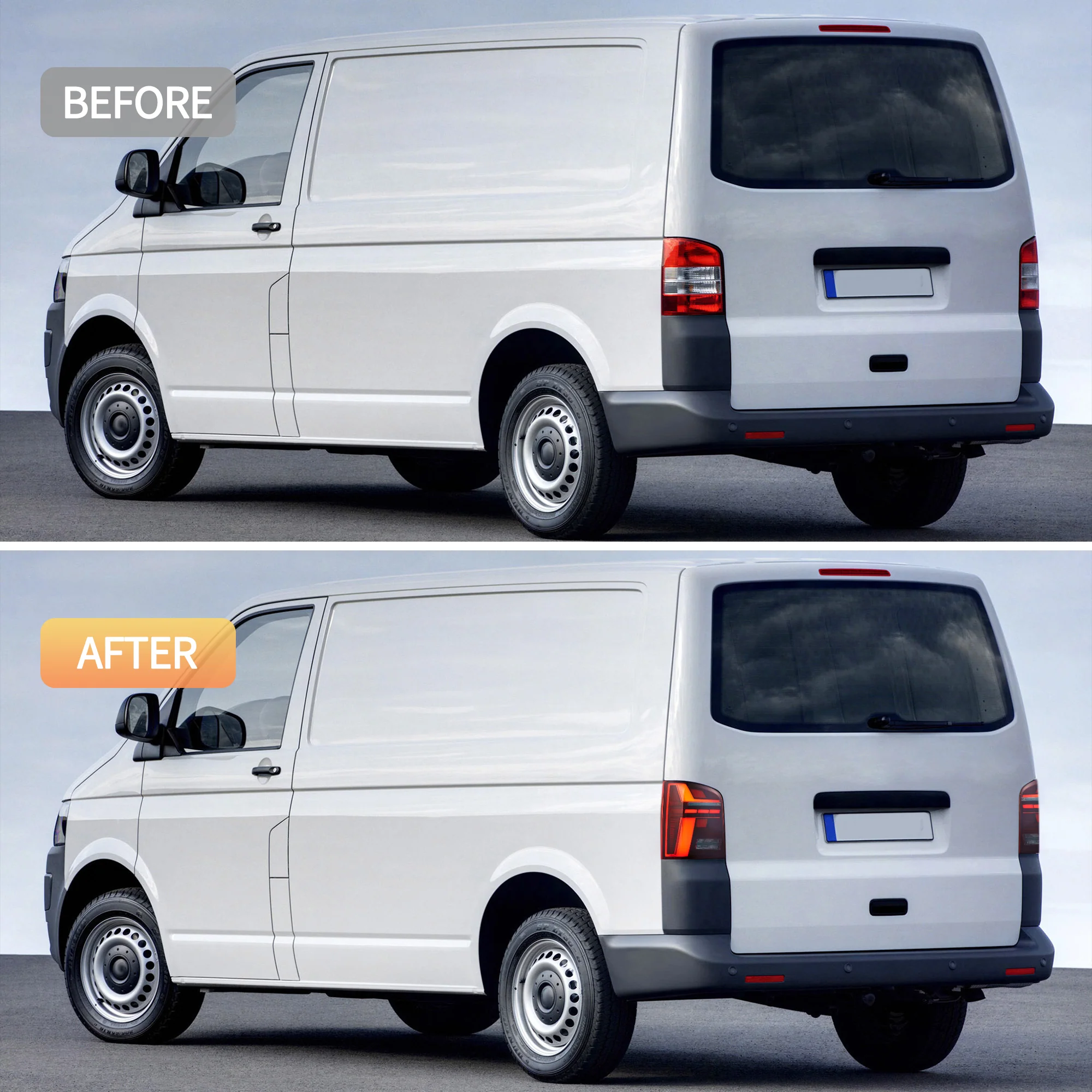 VLAND LED Taillights For 2010-2014 Volkswagen Transporter T5 Multivan Caravelle