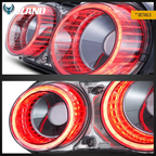 VLAND Smoked LED Taillights For 2008-2023 Nissan GTR R35