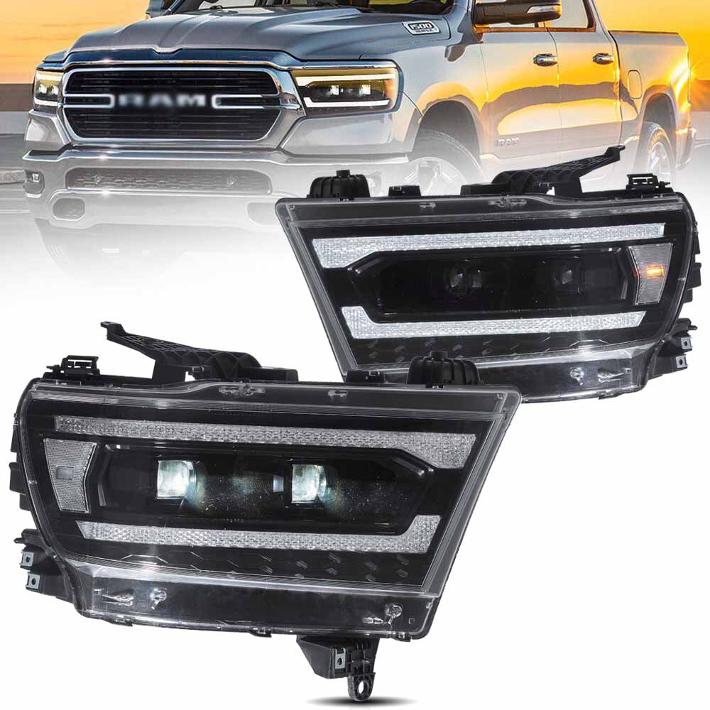 Phares Full LED VLAND pour RAM 1500 2019-2024