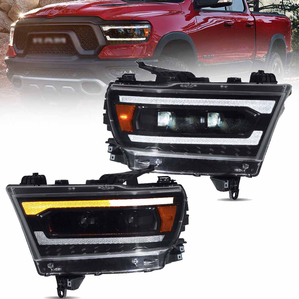 Phares Full LED VLAND pour RAM 1500 2019-2024