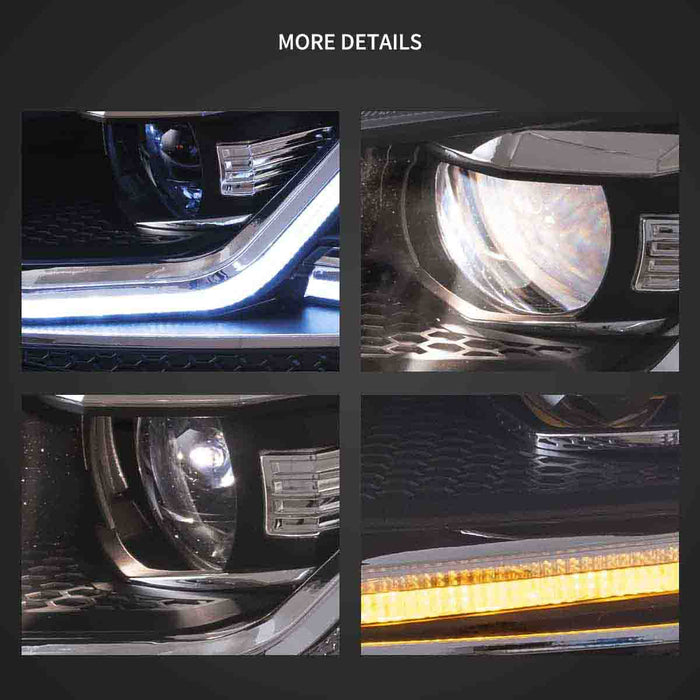 VLAND Full LED Headlights For 2018-2021 Volkswagen Golf MK7.5 Halogen Models (Europe is 2017-2019)