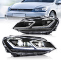 VLAND LED Headlights For 2015-2017 Volkswagen Golf MK7 Halogen Model