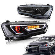 vland headlights and taillights fit for Mitsubishi