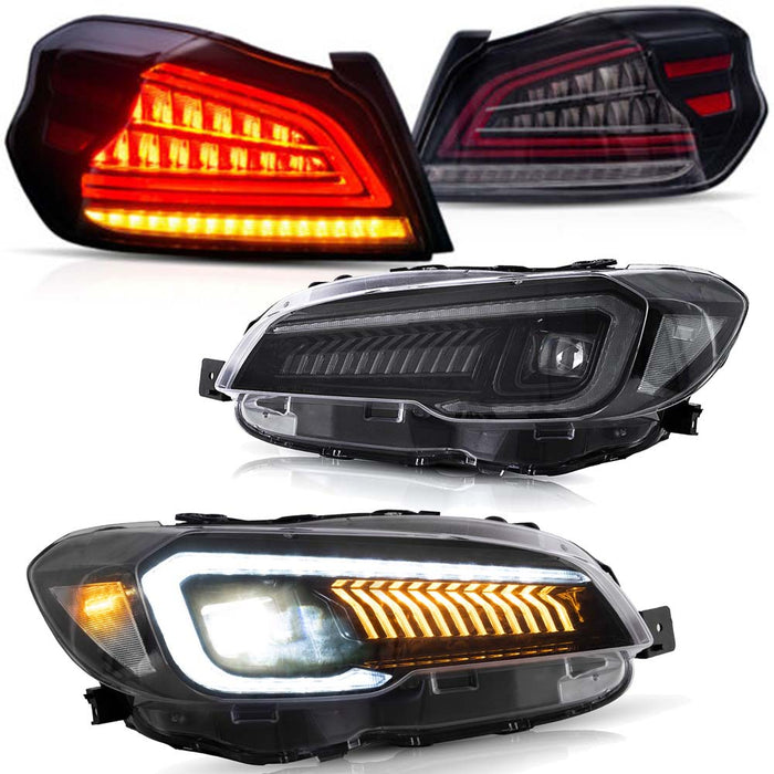 VLAND LED Headlights & Taillights For 2015-2021 Subaru WRX