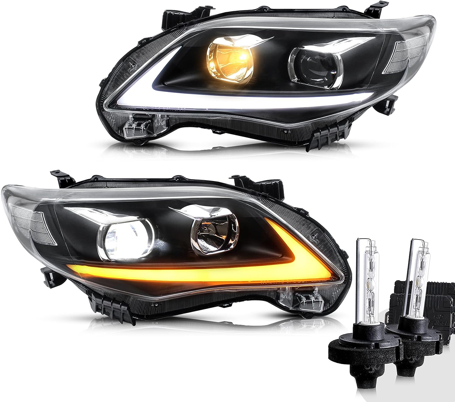 VLAND LED Headlights For 2011 2012 2013 Toyota Corolla (E140/E150) 10th Gen facelift