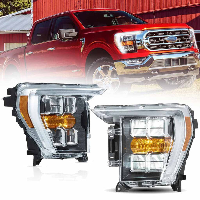 VLAND LED Headlights For 14th Gen Ford F150 2021-2023