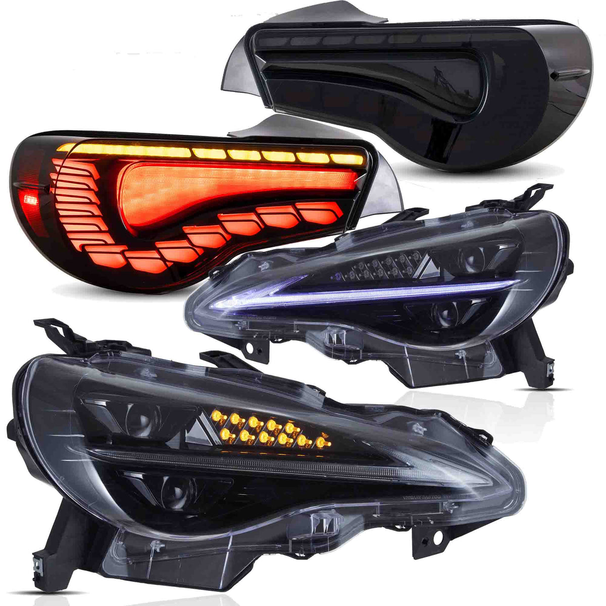 VLAND Full LED Headlights And Taillights For 2012-2020 Toyota 86/GT86 ...