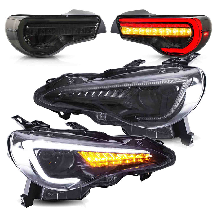 VLAND LED-Rücklichter und Scheinwerfer für 2012–2020 Toyota 86 GT86, Subaru BRZ, Scion FRS