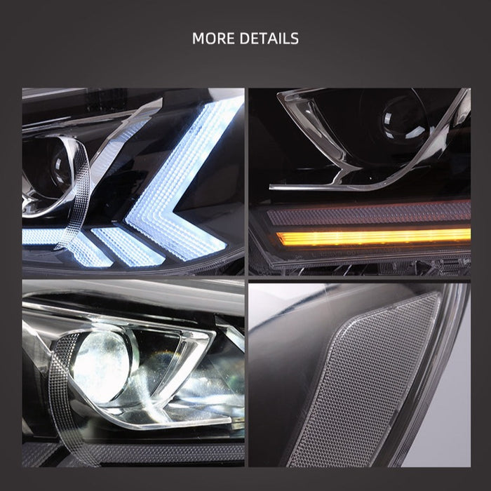 VLAND LED Headlights For 2015-2020 Toyota Hilux Front Lights