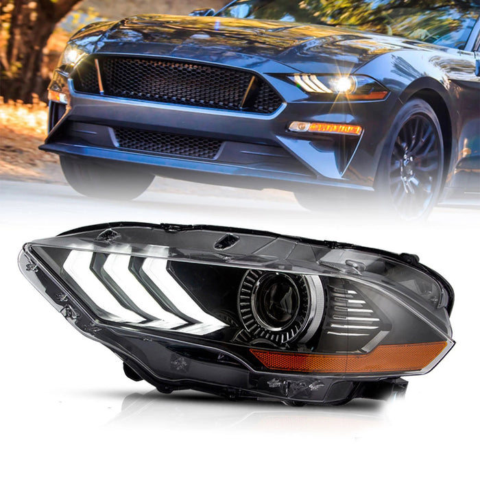 VLAND Phares LED pour Ford Mustang OE Style 2018-2023