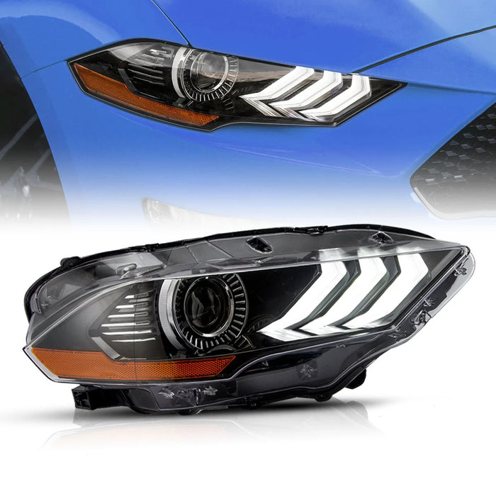VLAND LED ヘッドライト 2018-2023 フォード マスタング OE スタイル フロント ライト アセンブリ
