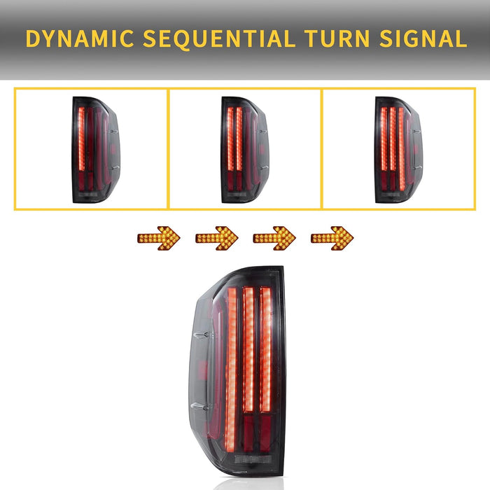 VLAND LED Tail Lights For 2014-2021 Toyota Tundra W/Startup Animation