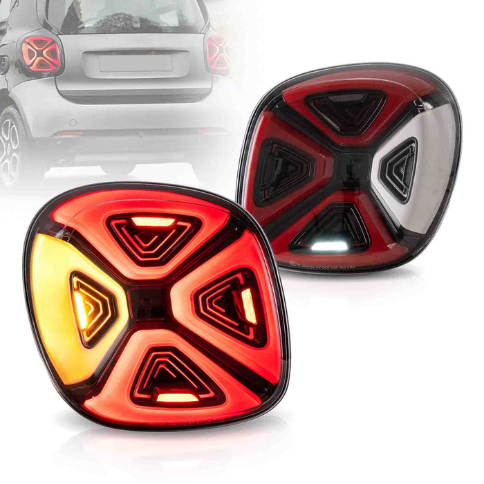VLAND LED Rear Lights For Smart Fortwo and Forfour 2015-2020 (C453/A453/W453) Taillights