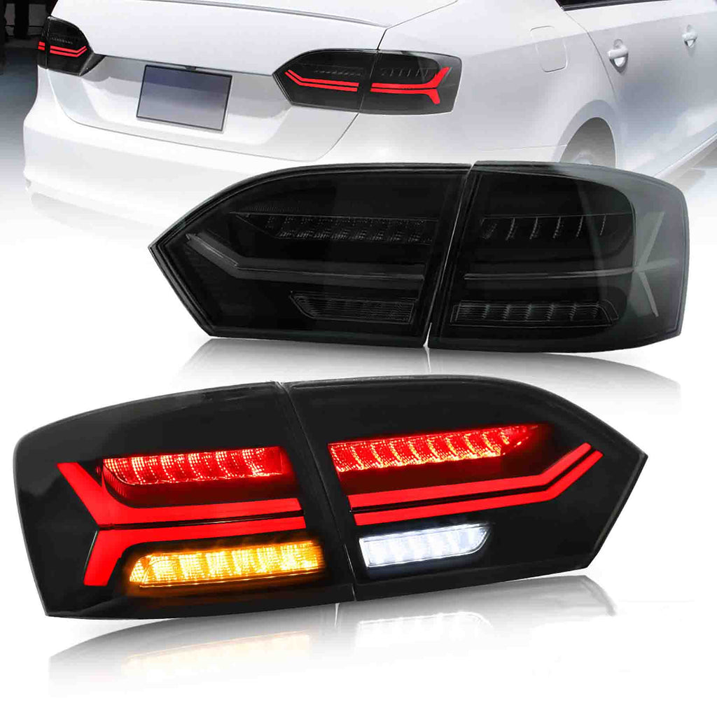 <<<<<t47>28>27>18>0>LAND  LED  TaillighTs  For  Jetta  mk6 2011-2014 NoT FiT GLI