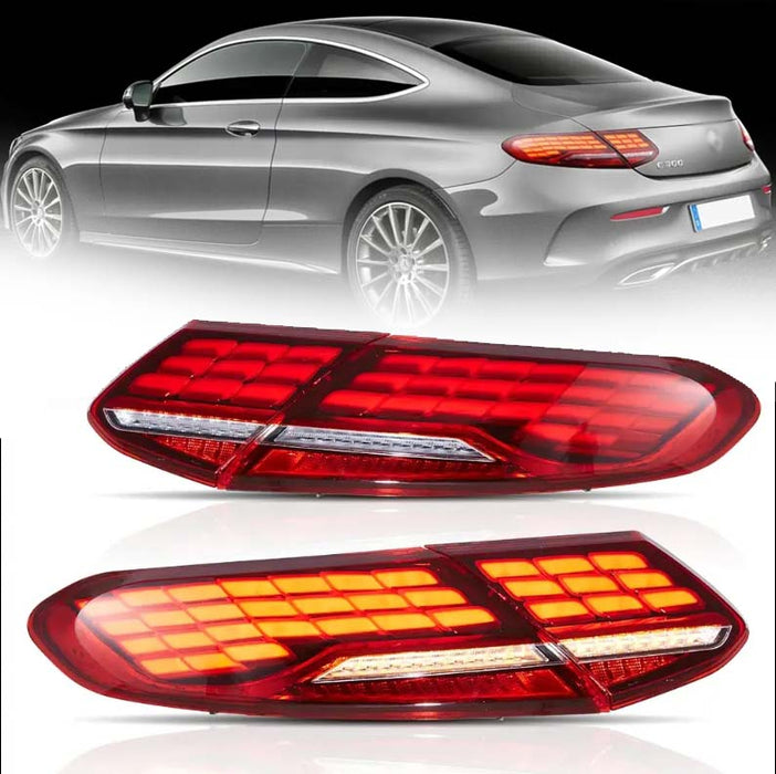 VLAND LED Taillights For 2017–2023 Mercedes-Benz C-Class Coupe/Cabriolet A205/C205