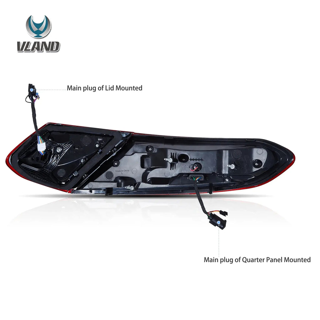 VLAND LED Taillights For 2017–2023 Mercedes-Benz C-Class Coupe/Cabriolet A205/C205 NOT FOR Sedan