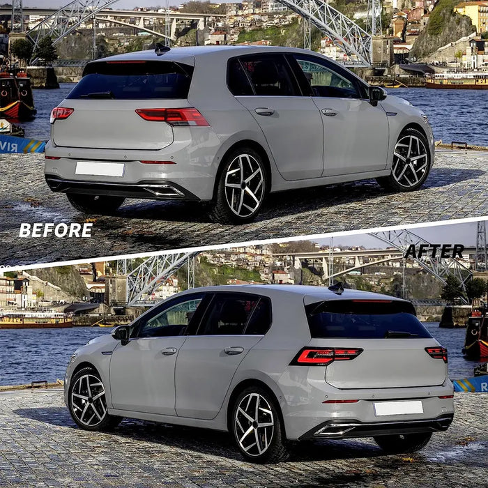VLAND LED-Rückleuchten für Volkswagen Golf Mk8 2020 2021 2022 2023. Rückleuchten-Montage