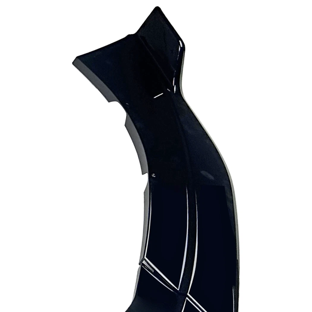 MP Style Front Bumper Lip Spoiler for Ford Mustang 2015-2017 - 3-Piece Aerodynamic Front Splitter Kit (Matte Black)