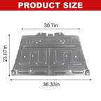 Upgrade Manganese Steel Underbody Splash Shield for Ford F-150 (2015-2024) - Heavy-Duty Chassis Guard, OE# ML3Z-7222-D