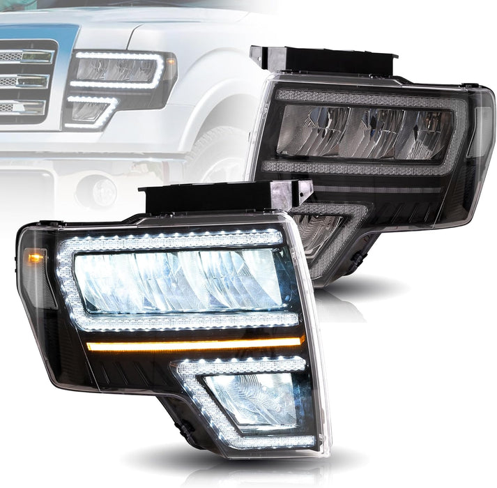 VLAND LED Headlights For 2009-2014 Ford F150