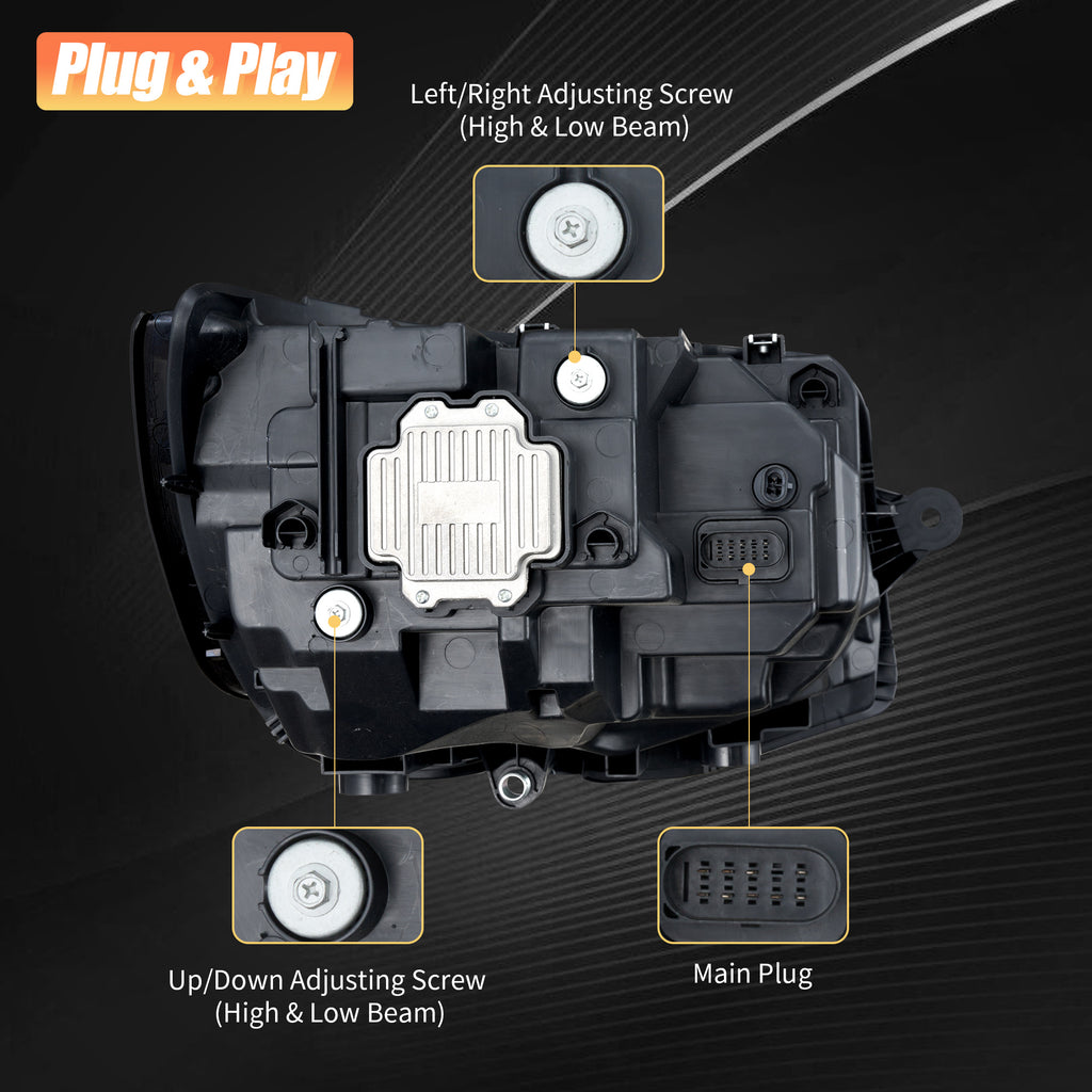 VLAND LED Headlights For 2015-2019 Volkswagen Transporter T6