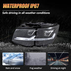 VLAND LED Headlights For 2015-2019 Volkswagen Transporter T6