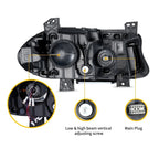 VLAND LED Headlights For 2015-2023 Dodge Charger Halogen Models