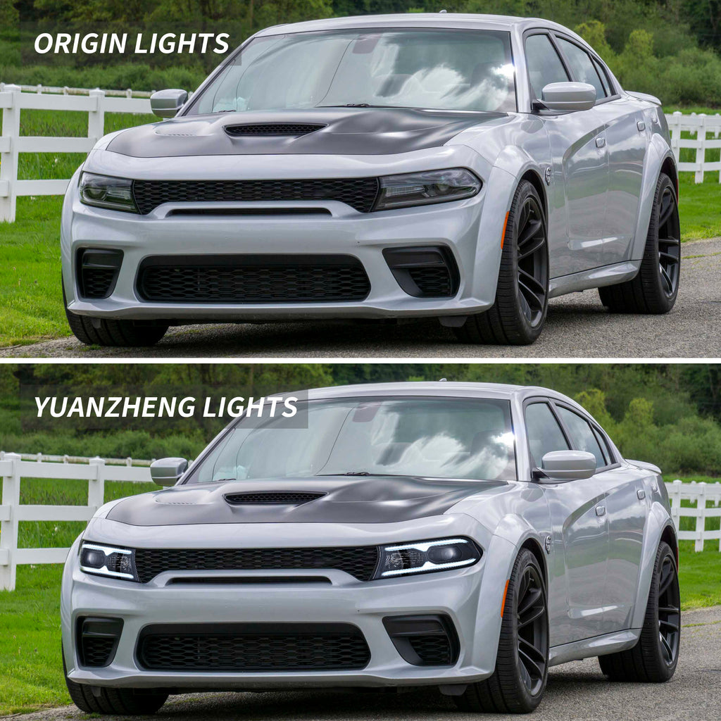 VLAND LED Headlights For 2015-2023 Dodge Charger Halogen Models