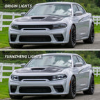 VLAND LED Headlights For 2015-2023 Dodge Charger Halogen Models