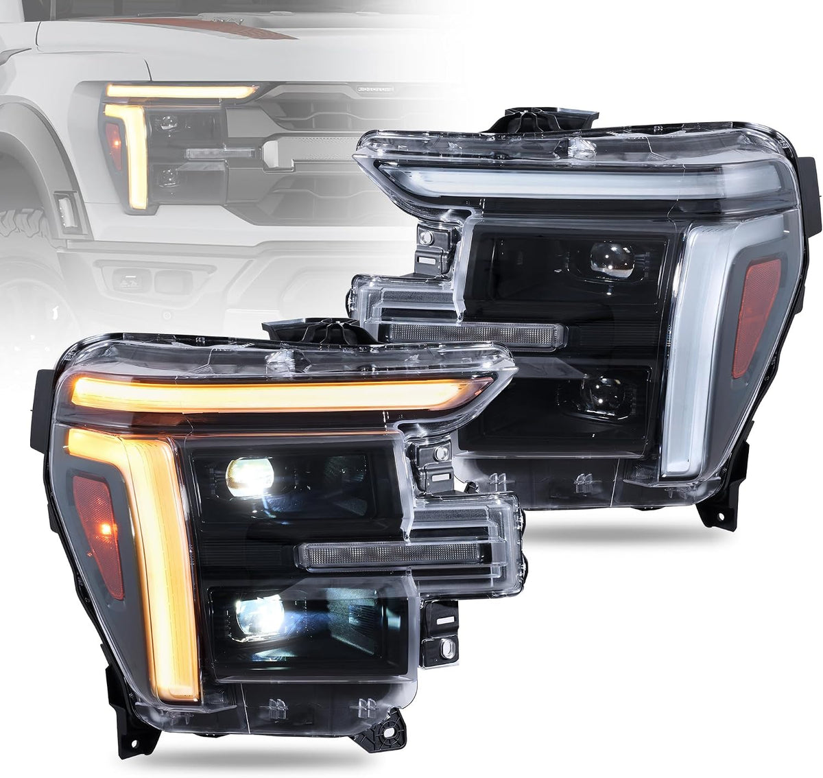VLAND LED Headlights For 2024-2026 Ford F150