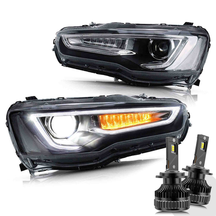 VLAND LED Headlights For 2008-2017 Mitsubishi Lancer GT/Evo X