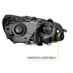 VLAND LED Projector Headlights For 2011-2015 Volkswagen Passat Halogen Model
