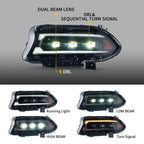 VLAND LED Projector Headlights For 2015-2023 Dodge Charger Halogen Models
