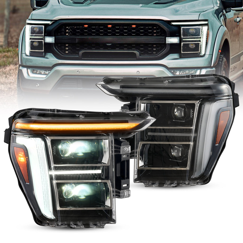 VLAND LED Projector Headlights For 2021 2022 2023 Ford F150
