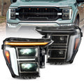 VLAND Phares de projecteur LED pour Ford F150 2021-2023