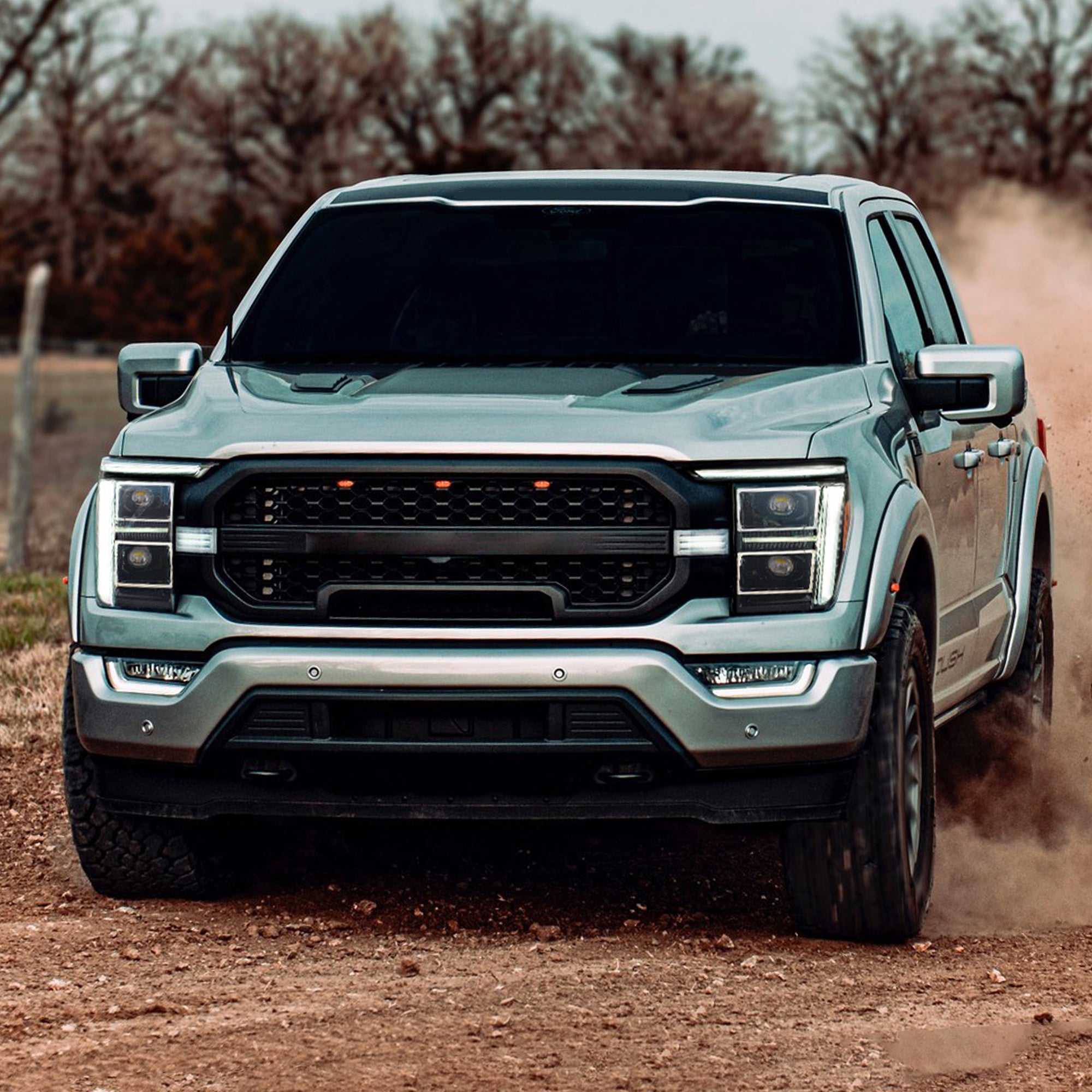 VLAND Phares de projecteur LED pour Ford F150 2021-2023