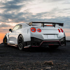 08-23 Silver Nissan GTR R35 with Vland red taillights, so cool