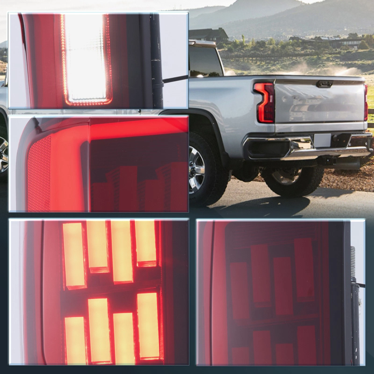 VLAND LED Taillights For 2019-2026 Chevrolet Silverado 1500