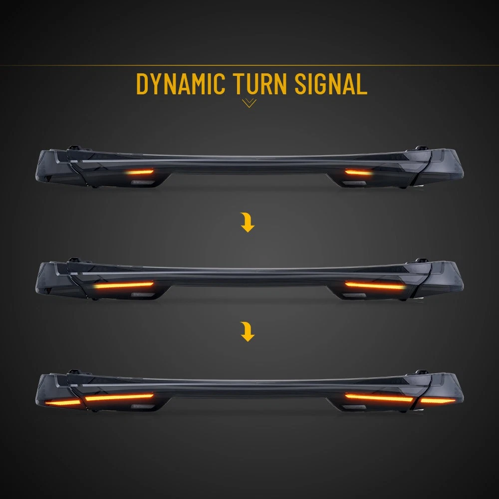 VLAND LED Taillights For 2025+ Toyota Camry XV80 W/ Sequential Turn Signals