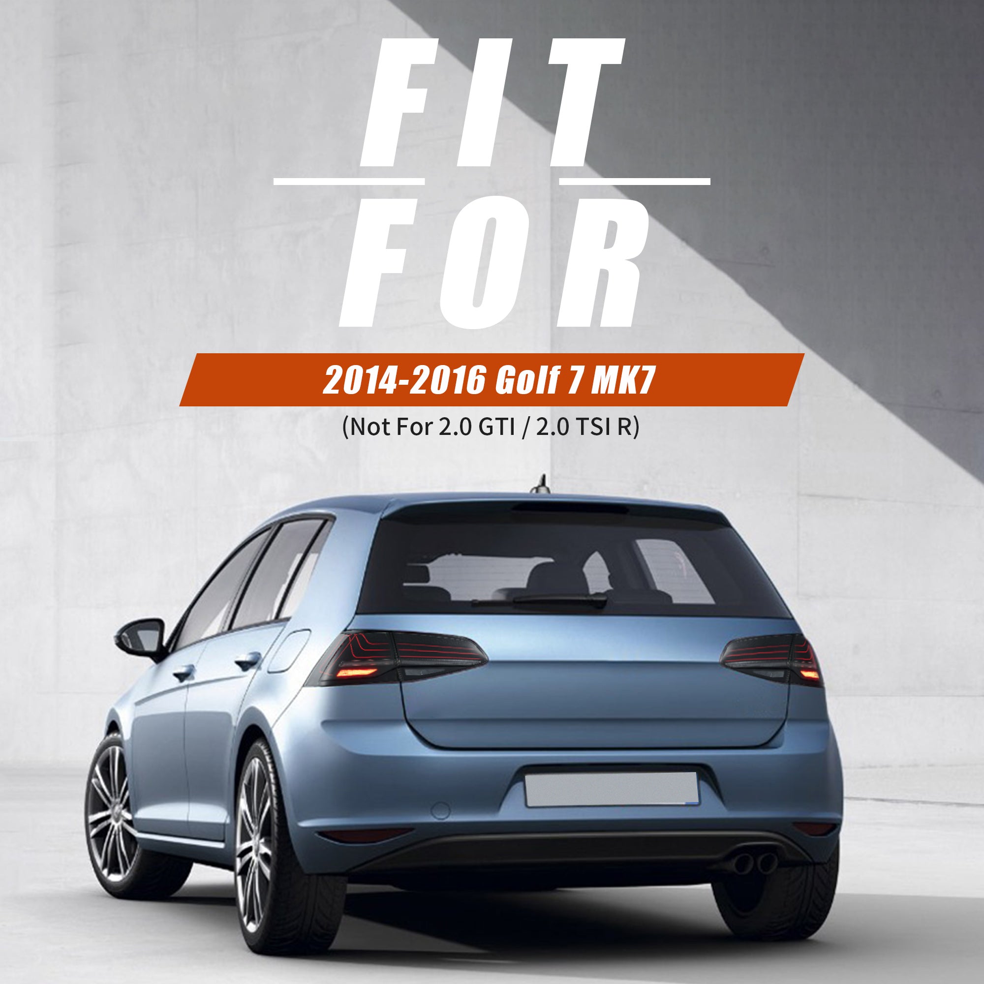 VLAND-LED-Rücklichter für 2015-2021 Golf 7 Mk7 Mk7.5 Fließheck nicht Fit SportWagen (Europa ist 2013-2019)