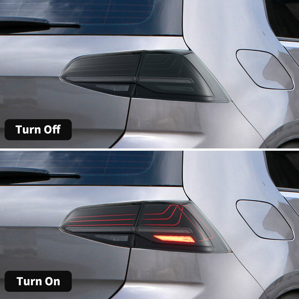 VLAND-LED-Rücklichter für 2015-2021 Golf 7 Mk7 Mk7.5 Fließheck nicht Fit SportWagen (Europa ist 2013-2019)