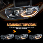 VLAND Projector Headlights For 2009-2014 Volkswagen Scirocco