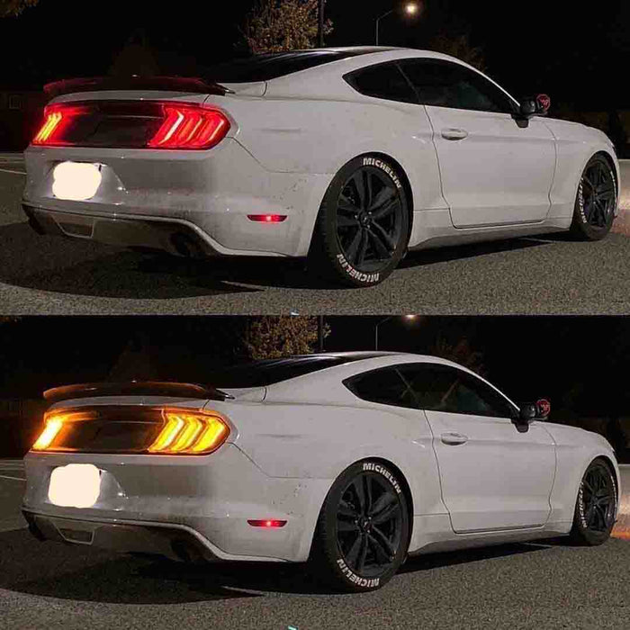 VLAND Full LED Tail Lights For Ford Mustang 2015-2023 with Sequential Turn Signals