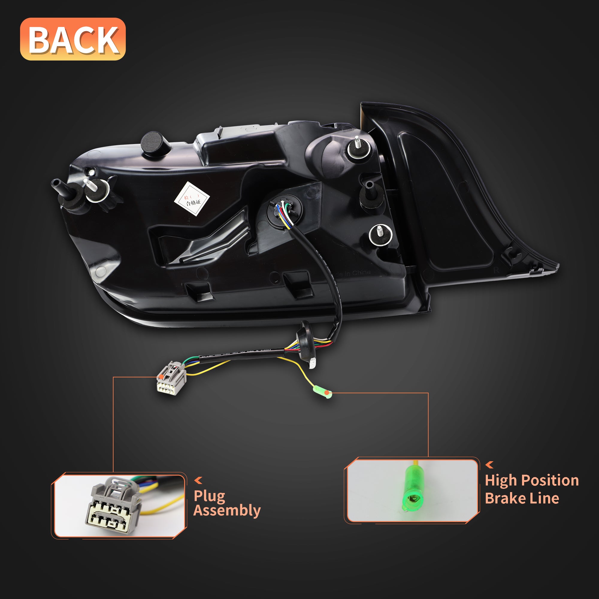 VLAND LED Tail Lights And RGB Headlights For Ford Mustang s550 2018-2023