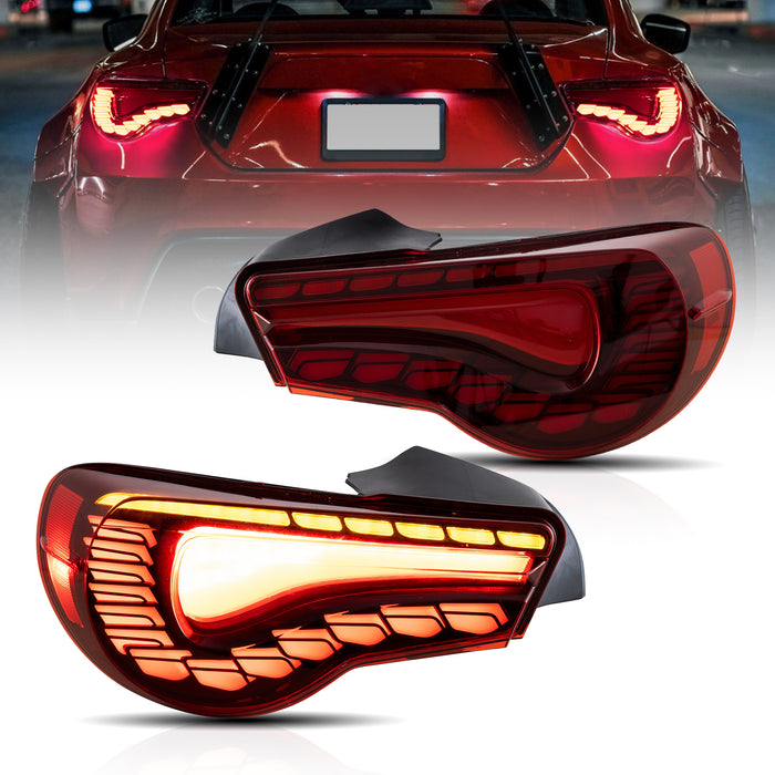 VLAND Aftermarket LED Tail Lights For 2012-2020 Toyota 86 GT86 & Subaru BRZ & Scion FRS Back Lights