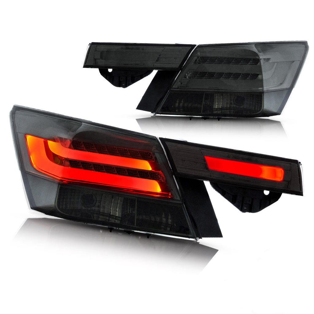 VLAND LED Tail lights For Honda Accord Inspire 2008-2012 Aftermarket Rear Lamps [4PCS]