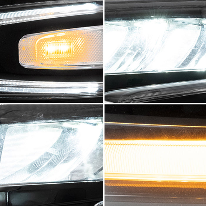 VLAND LED ヘッドライト 2007-2013 シボレー シルバラード 1500 2500HD 3500HD