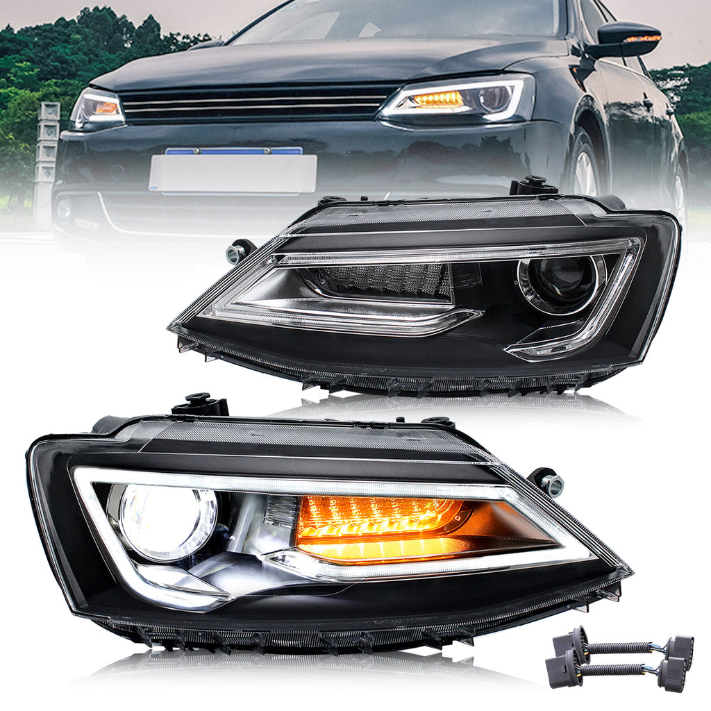VLAND LED Headlights For 2011-2018 Volkswagen Jetta MK6