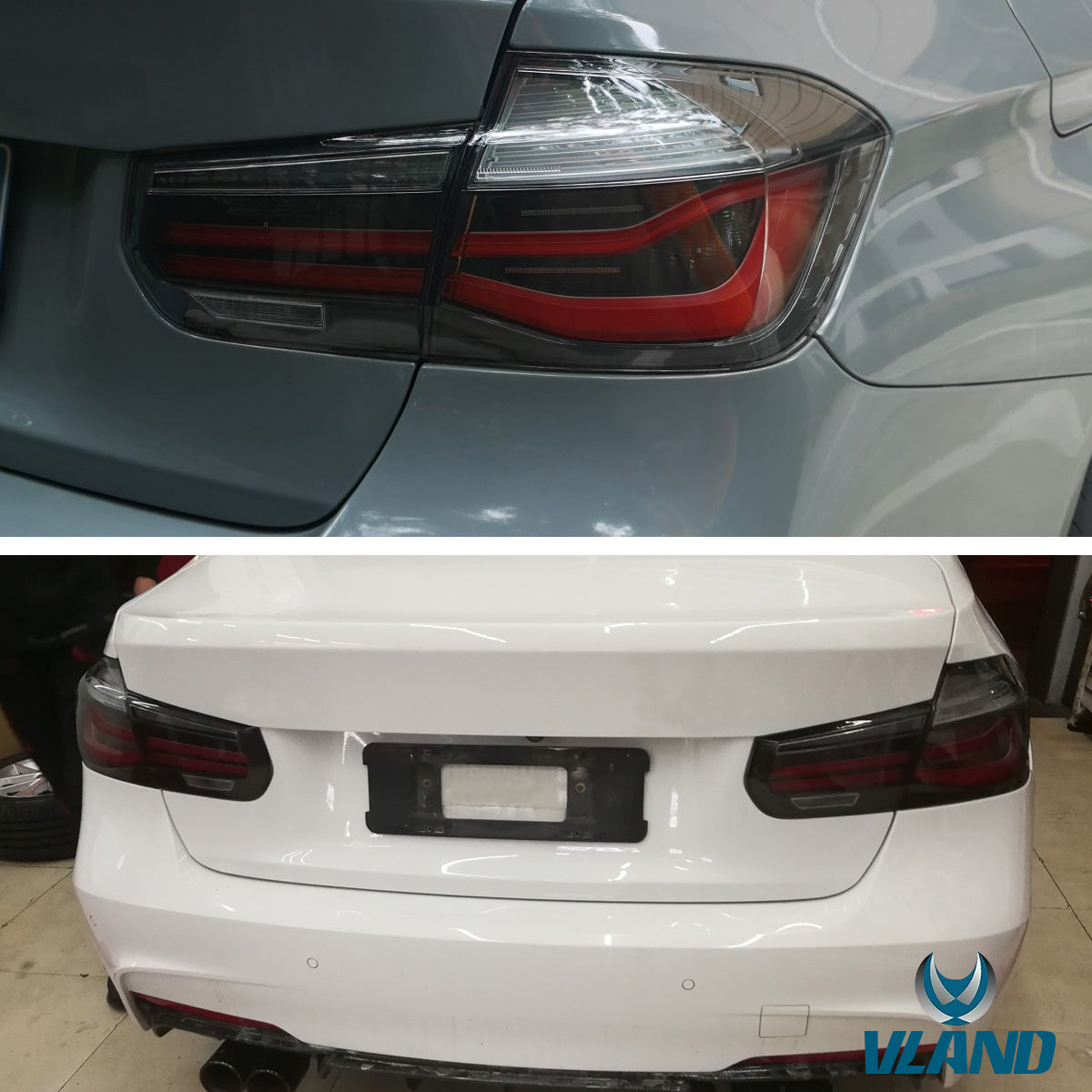 VLAND LED Taillights For 2012-2019 BMW 3 Series F30 M3 F80 W/Sequential Turn Signal
