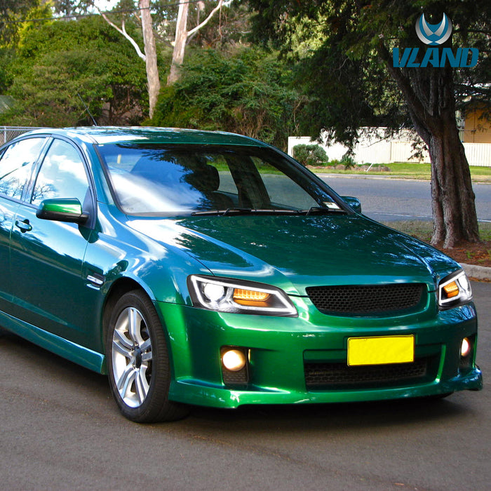 Phares LED VLAND pour Holden Commodore (VE) 2006-2013 [Holden Berlina, Holden Calais, Holden Ute] Feux avant de rechange